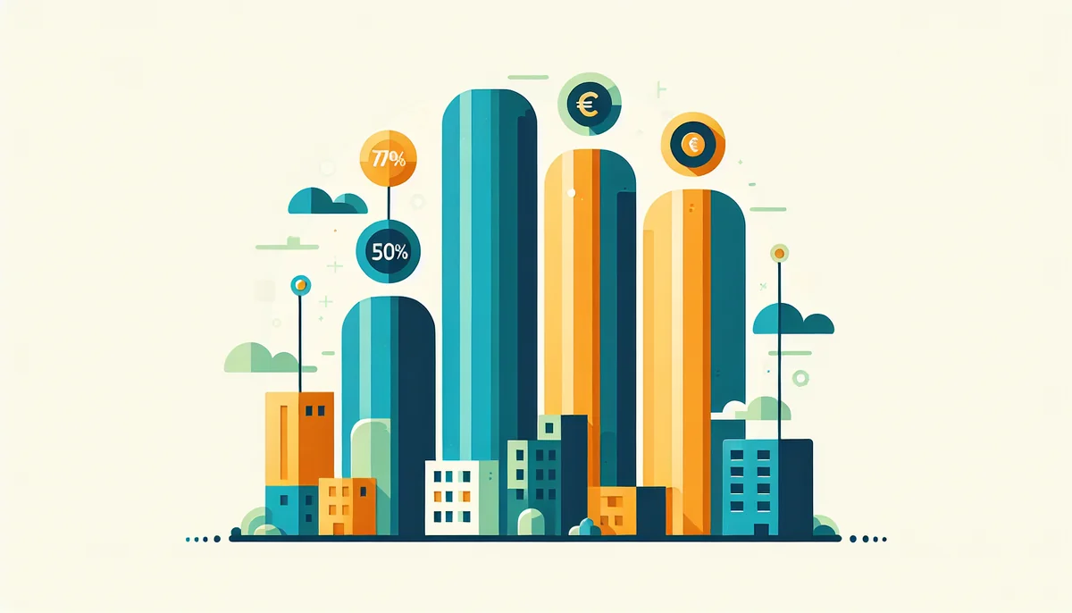 Calcolo risparmio Credito Imposta Formazione 4.0 per diverse dimensioni aziendali: piccola 70%, media 50%, grande 30%