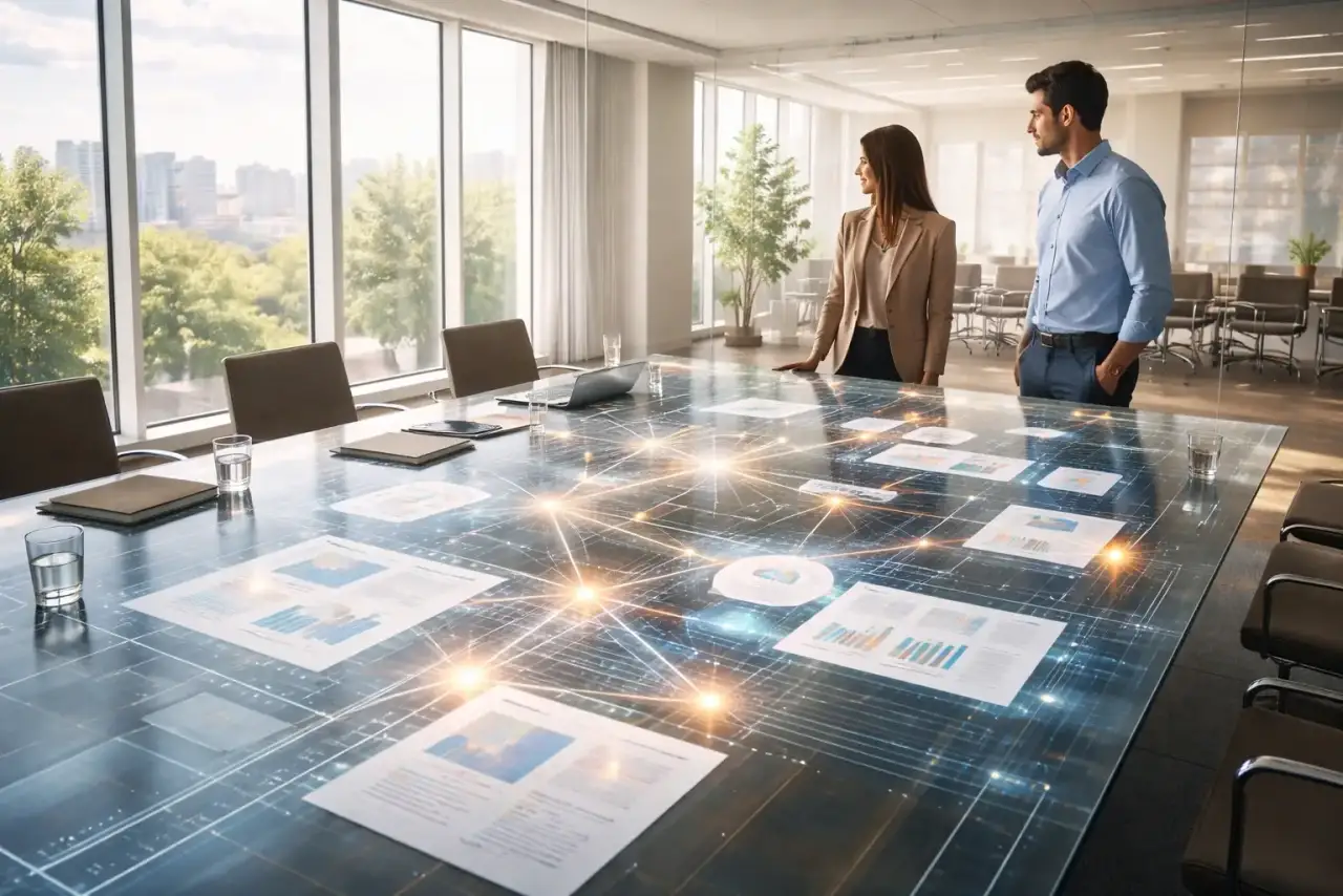 Sistema di memoria artificiale che collega informazioni per decisioni coerenti e affidabili.