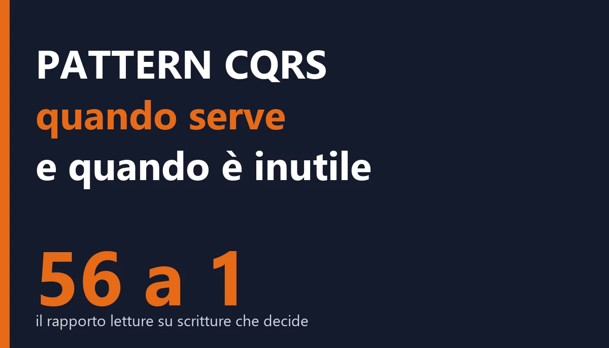 CQRS pattern: when it pays off and when it does not