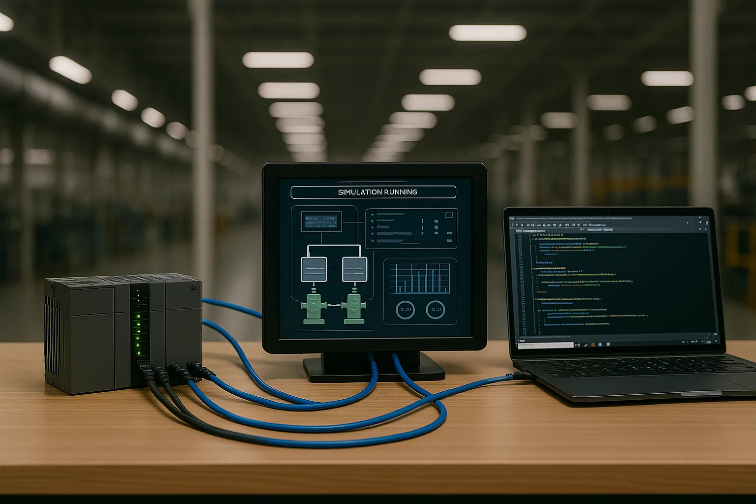 Sviluppo PLC virtuale con interfacce grafiche e strumenti digitali con .NET