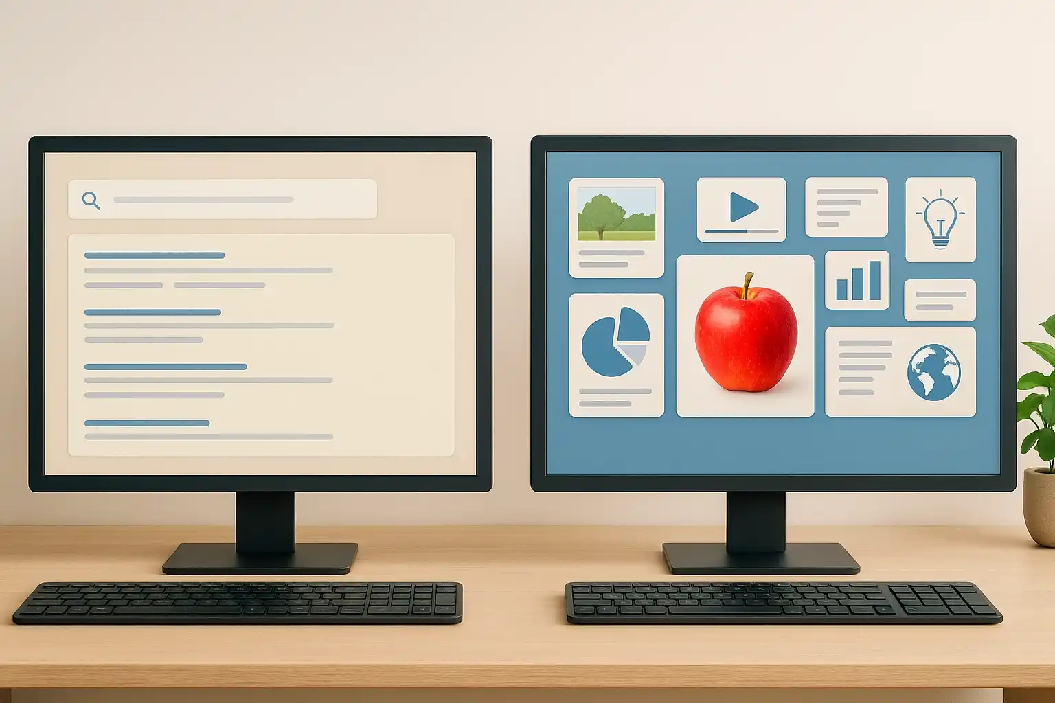 Ricerca semantica oltre le keyword con embedding AI.