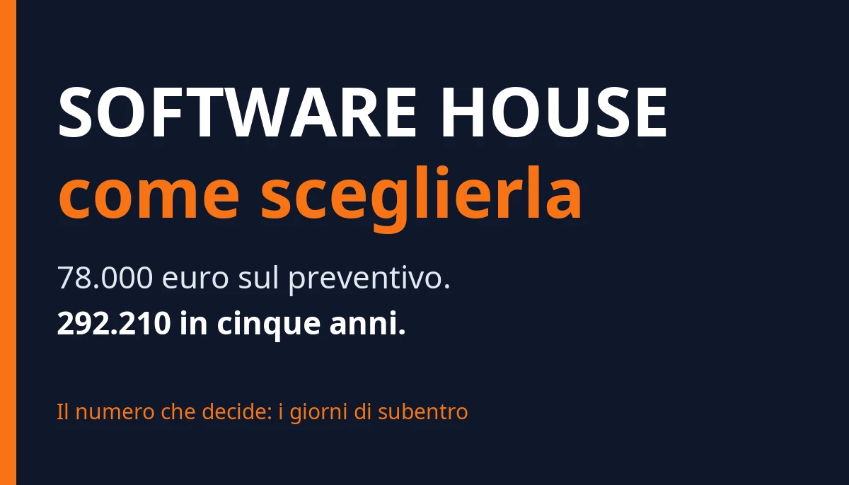 Software house: come sceglierla senza pentirtene
