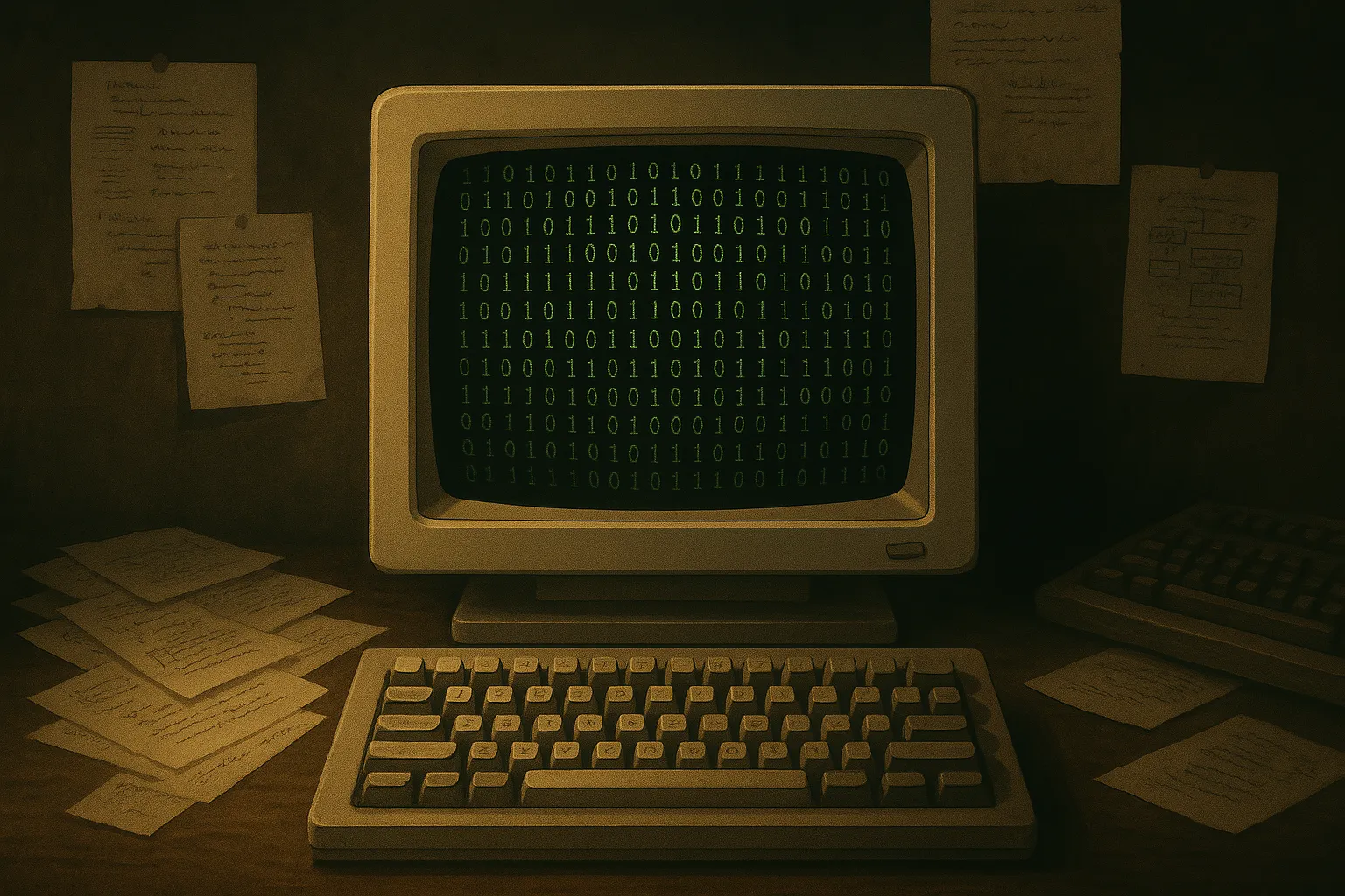 Origini esoteriche della programmazione tra codice binario e appunti