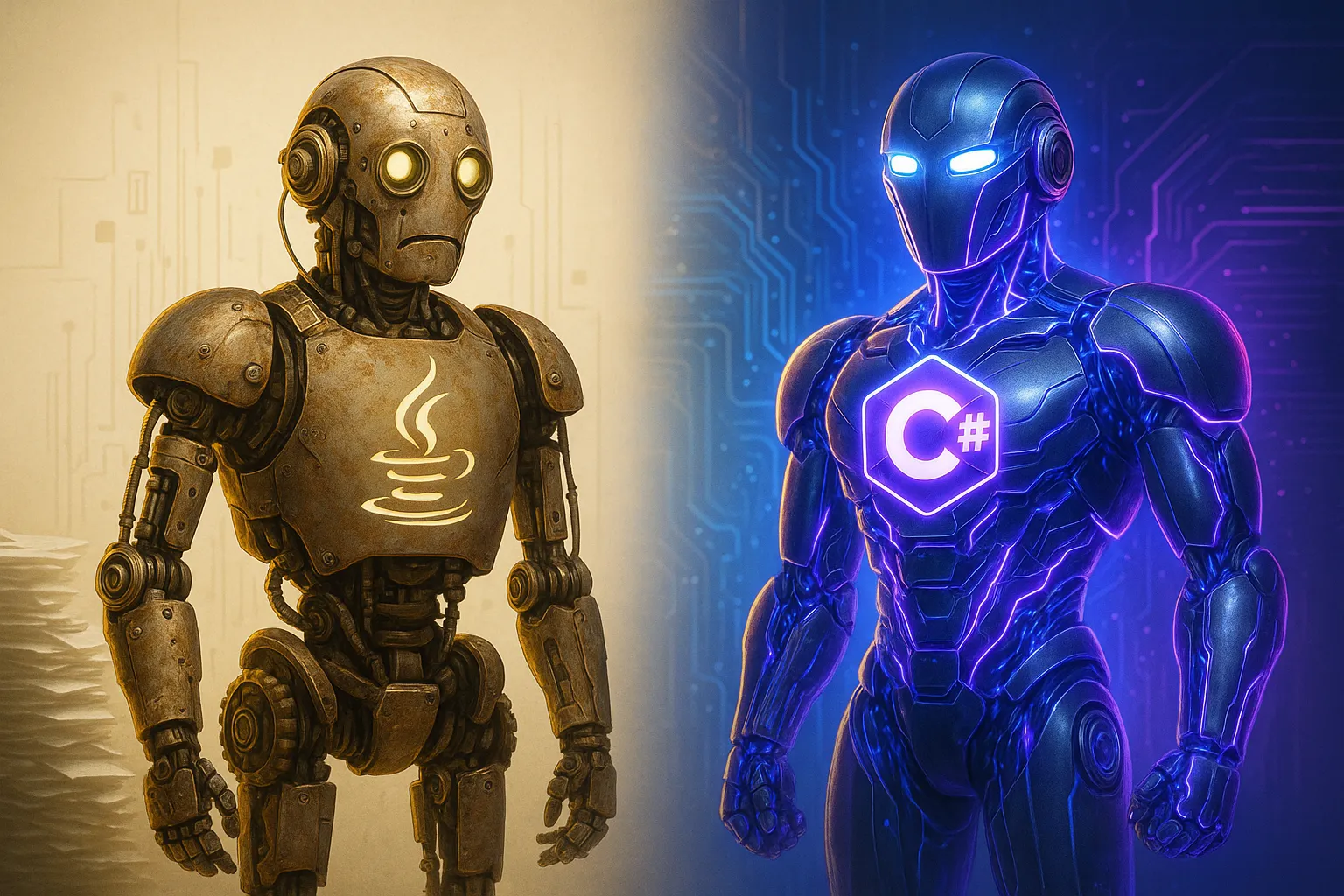 C# e .NET offrono strumenti moderni che superano Java nel lavoro quotidiano.