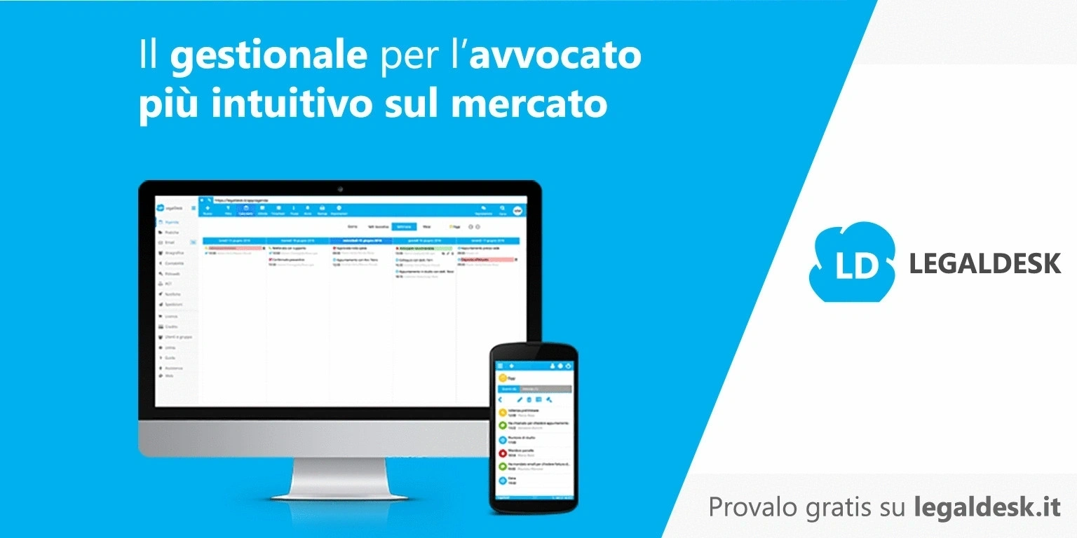 Il gestionale per avvocati con l'assistenza n°1 in Italia
