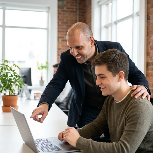 Matteo Migliore mentoring and collaborating on ASP.NET architecture