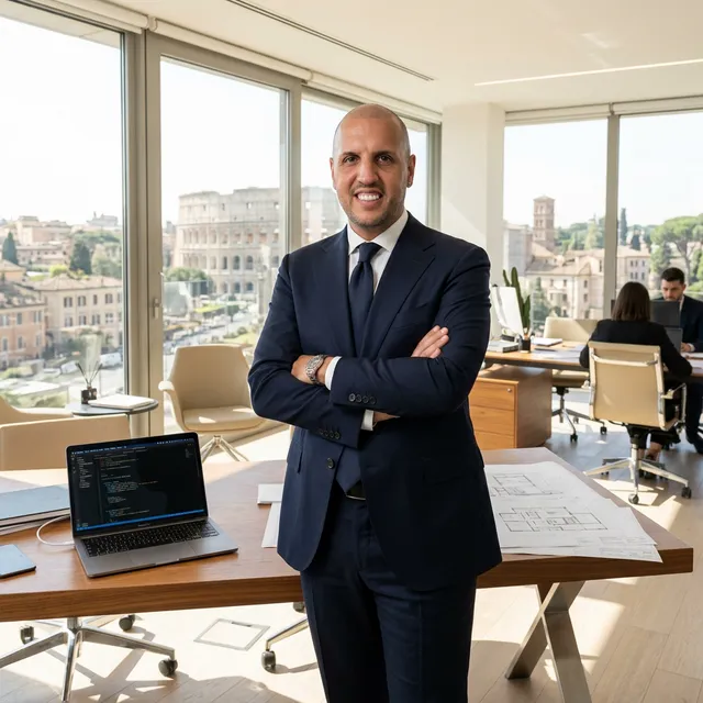 Matteo Migliore mentoring and collaborating on a Blazor project