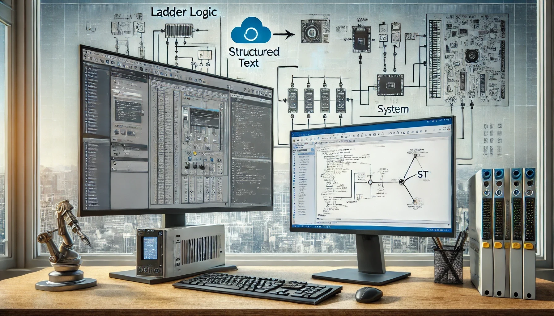 Tipologie di linguaggi di programmazione PLC e confronto con .NET