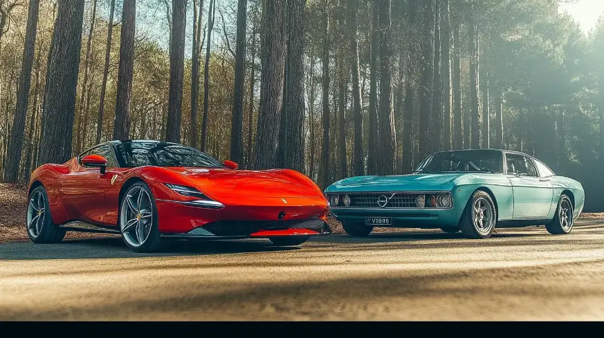 Auto d'epoca e supercar, simbolo dell'evoluzione da VB6 a .NET