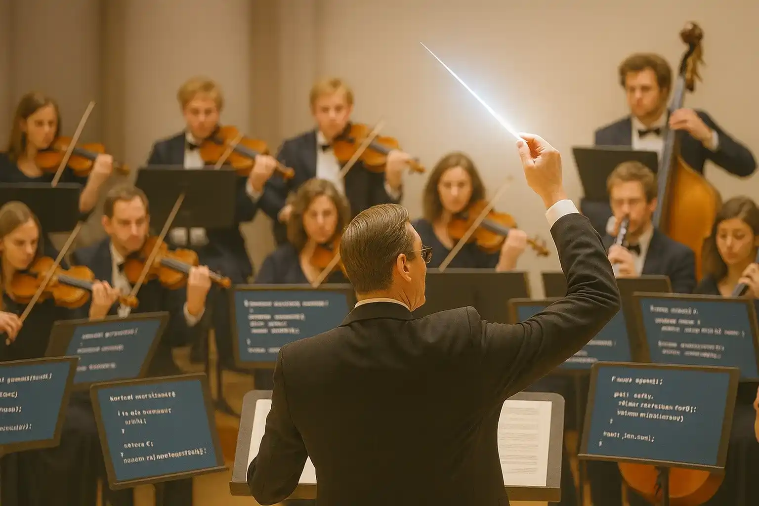 orchestra conducted like team llm copilot .net.