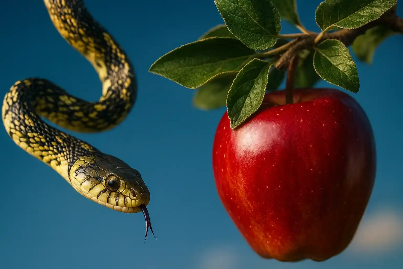 snake near red apple llm copilot .net.