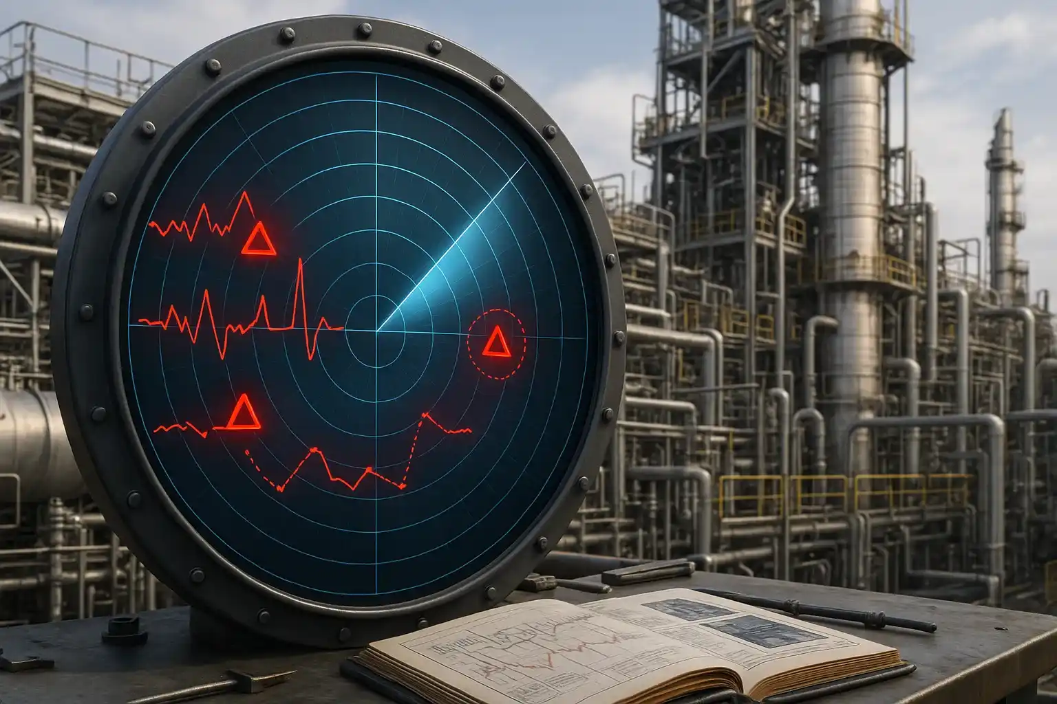 Intelligent error analysis in PLC software to improve industrial reliability.