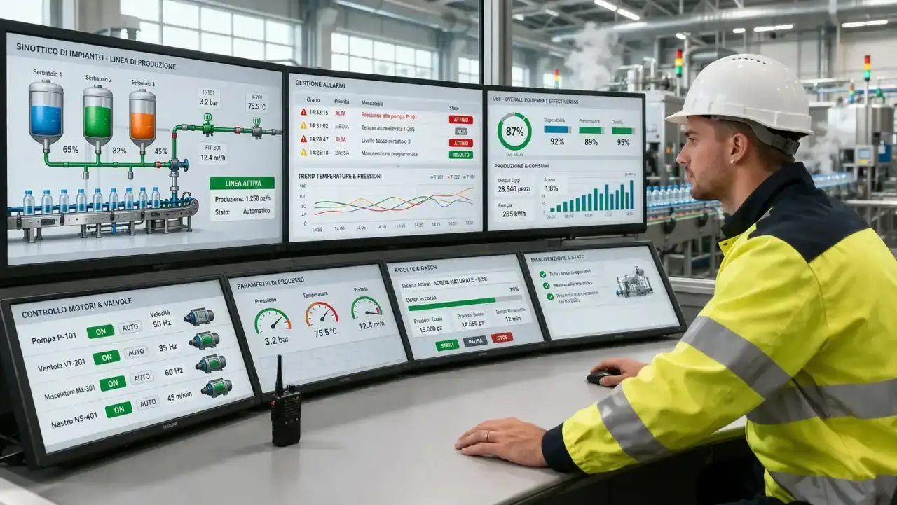 HMI development for manufacturing with SCADA and required skills.