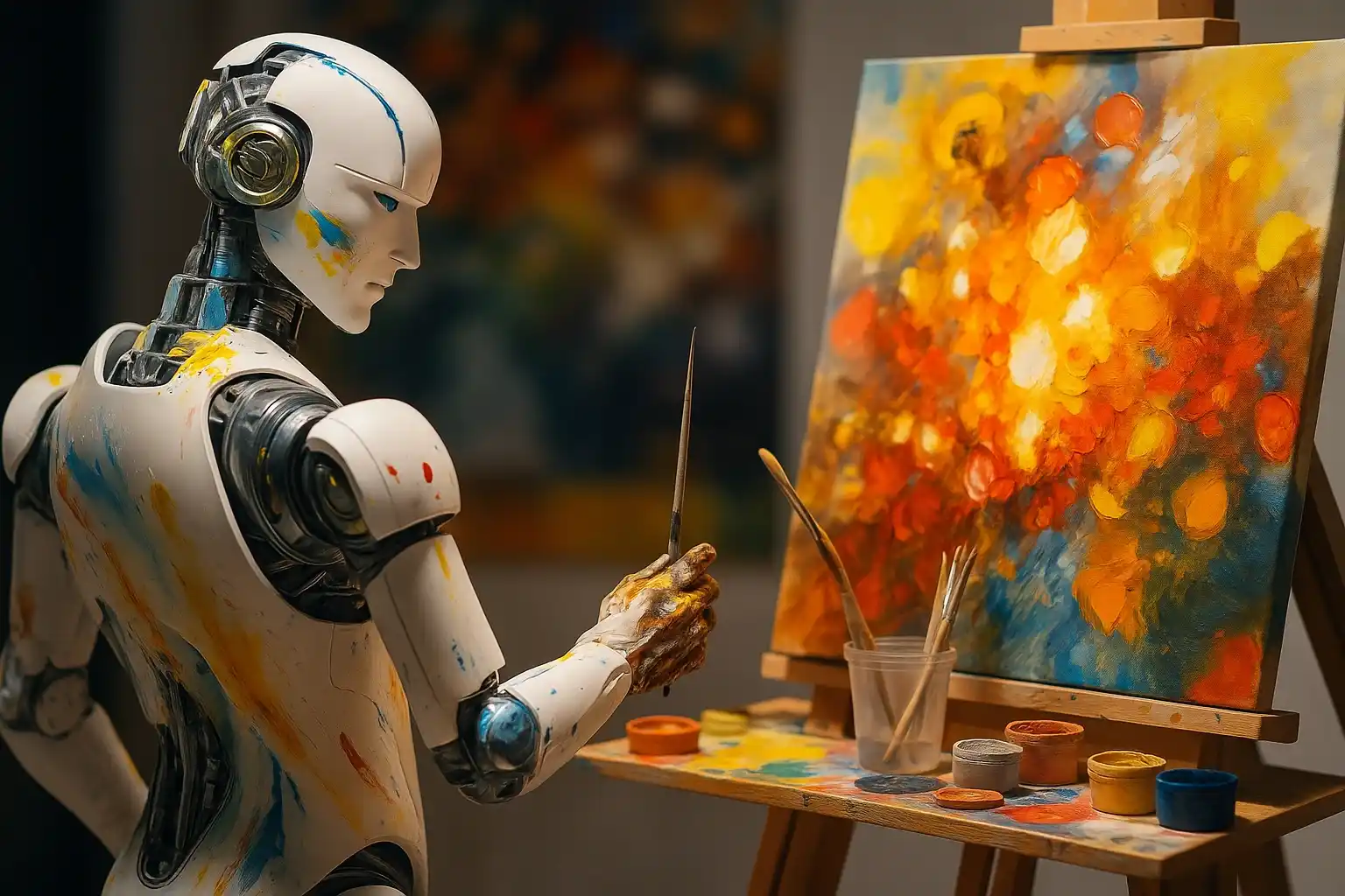 The future of artificial intelligence between art and knowledge.