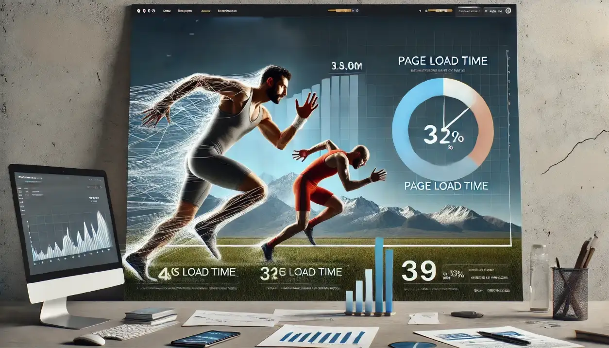 Fast vs slow websites: loading comparison, impact on conversions, sprint metaphor