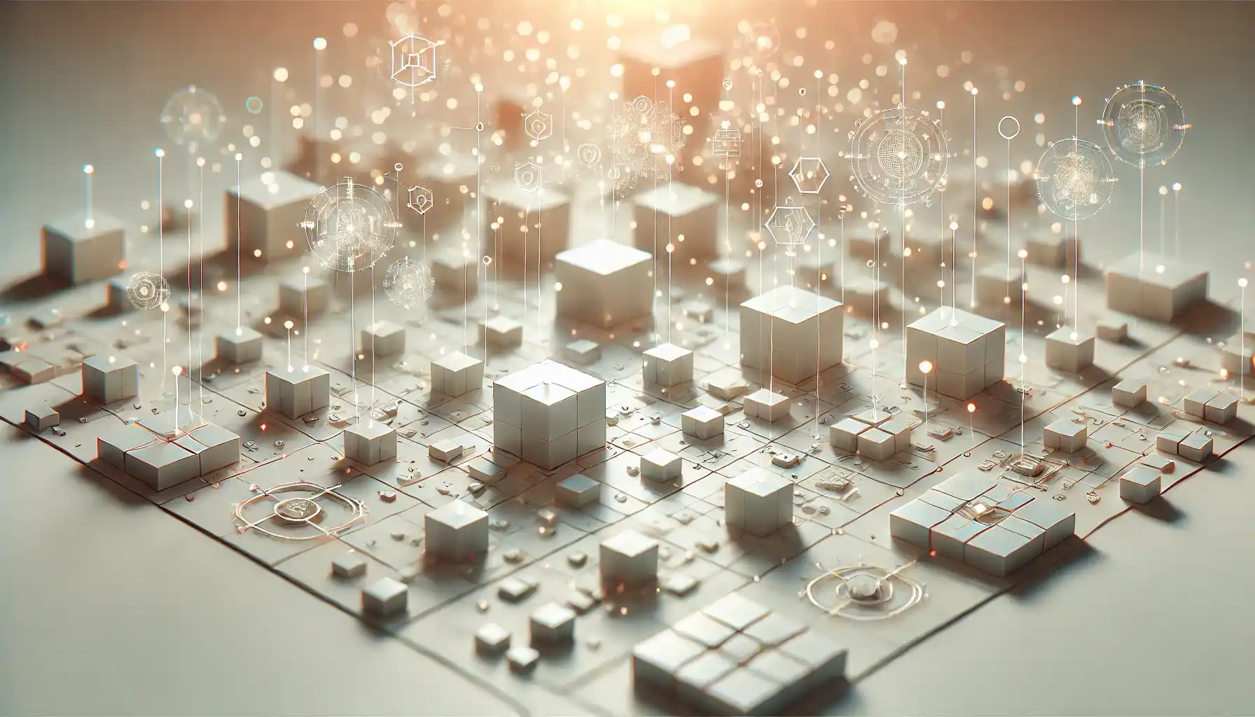 Abstract representation of the map of the most used programming languages