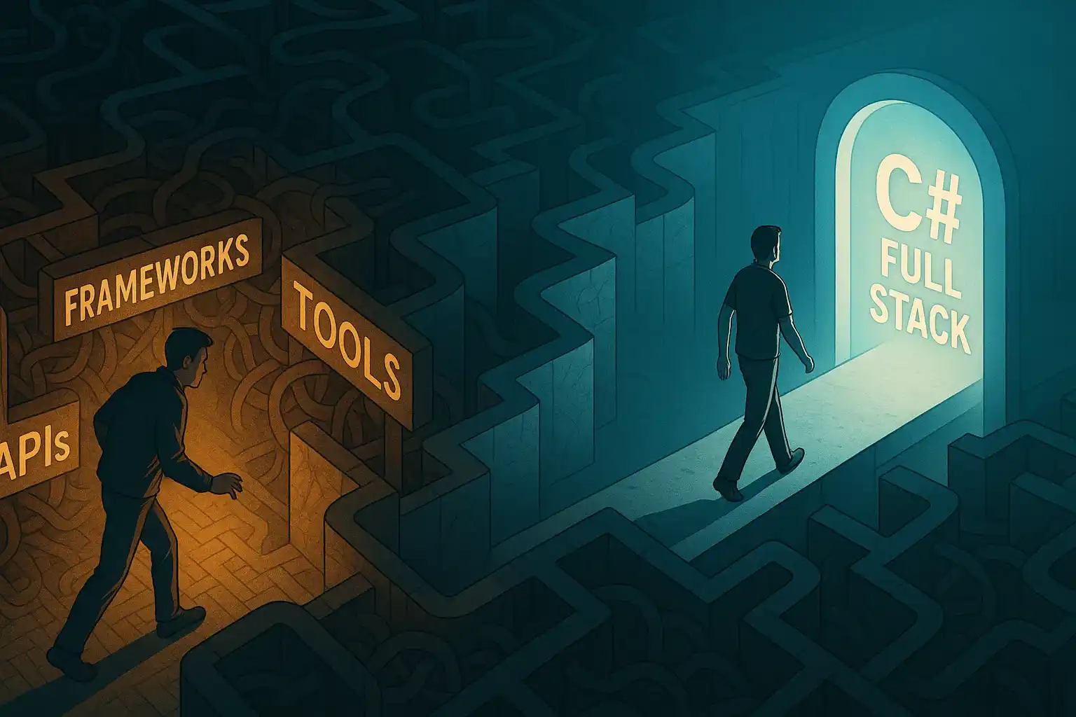 Behind the facade of numbers, there is C#: concrete, stable, and increasingly in demand