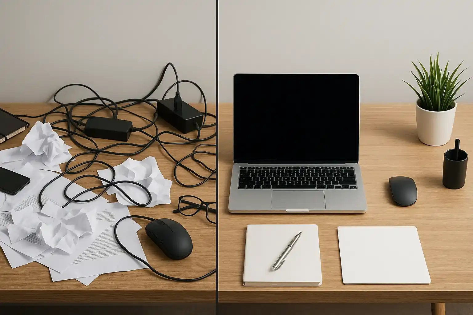 Comparison of well-designed and disorganized WPF layouts with managed or neglected grid, padding, and resize.